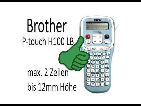 User Manual For Brother P-touch H-100